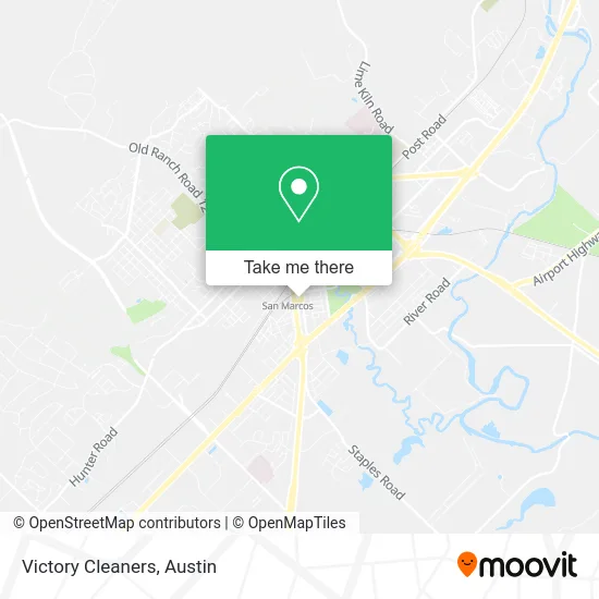 Victory Cleaners map