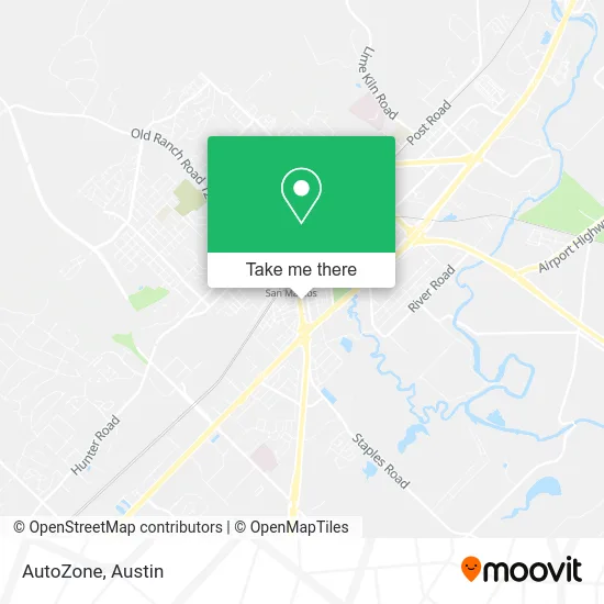 AutoZone map