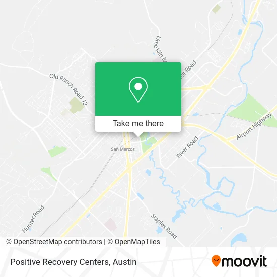 Positive Recovery Centers map