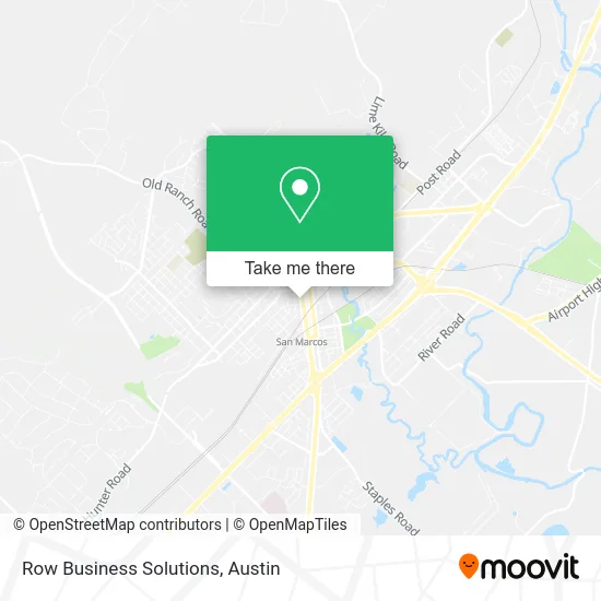 Row Business Solutions map