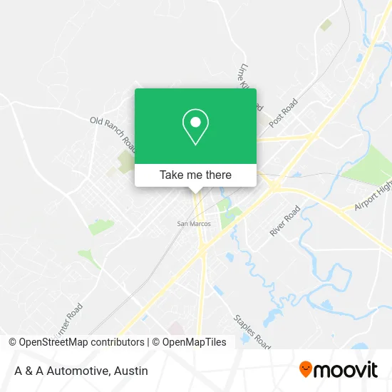 A & A Automotive map