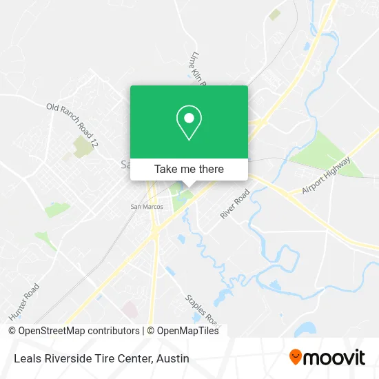 Leals Riverside Tire Center map