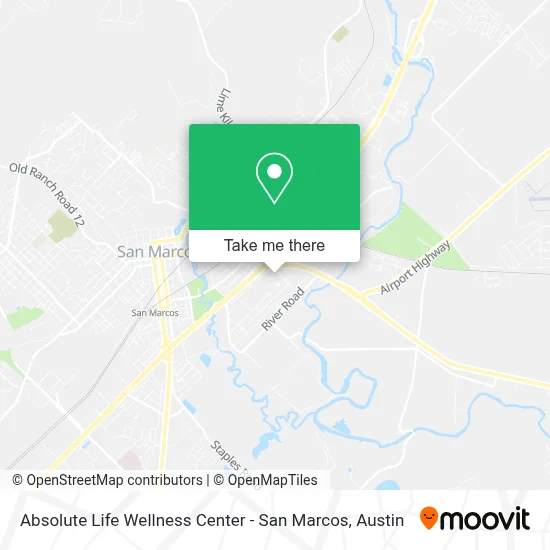 Absolute Life Wellness Center - San Marcos map