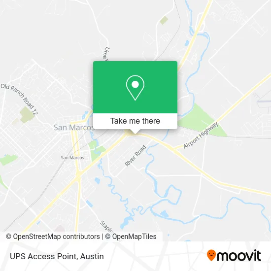 UPS Access Point map