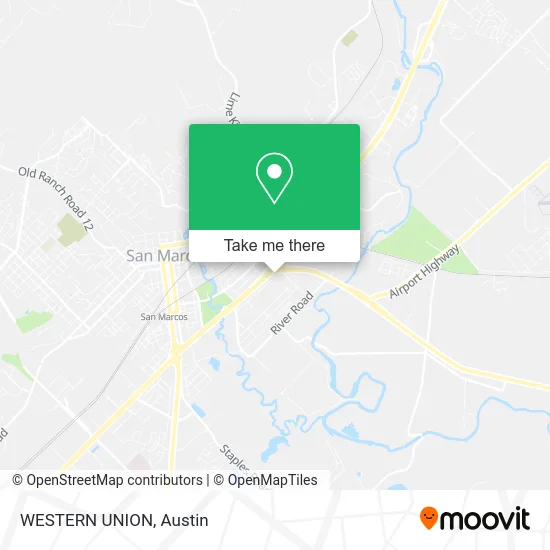 WESTERN UNION map