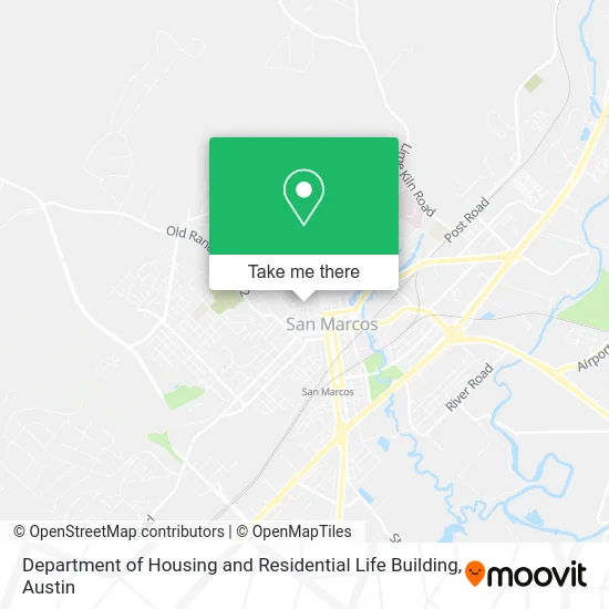 Department of Housing and Residential Life Building map