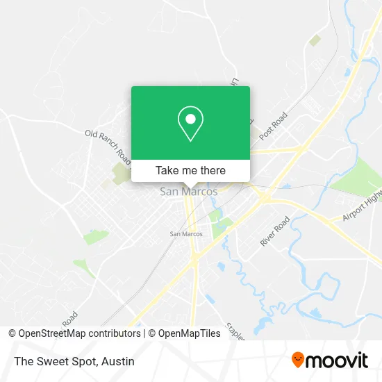 The Sweet Spot map