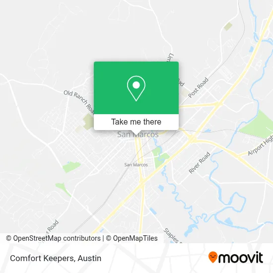 Comfort Keepers map