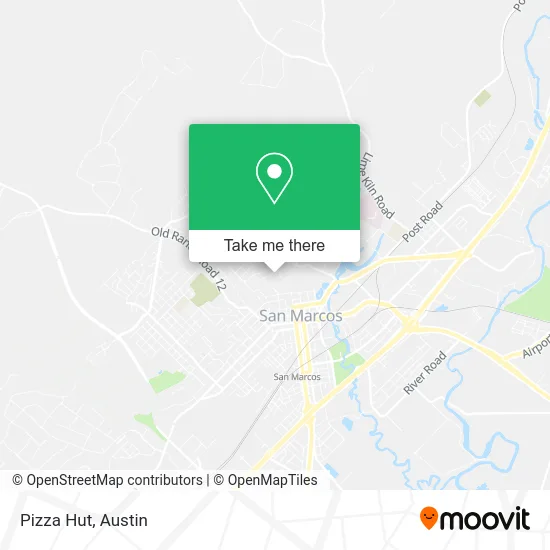 Pizza Hut map