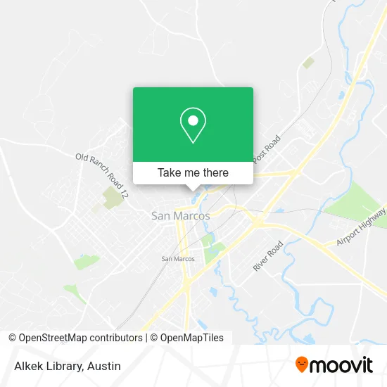 Mapa de Alkek Library