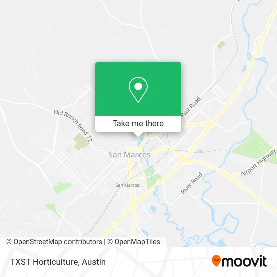 TXST Horticulture map