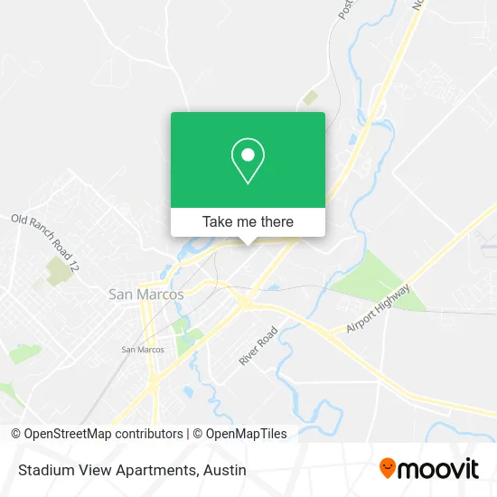 Stadium View Apartments map