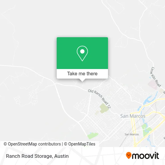 Ranch Road Storage map
