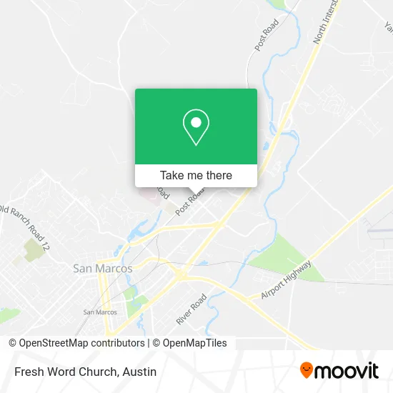 Fresh Word Church map