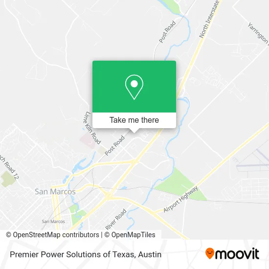 Premier Power Solutions of Texas map