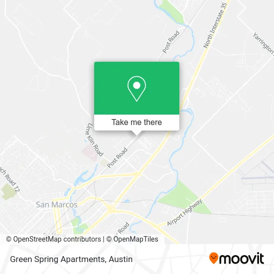 Green Spring Apartments map