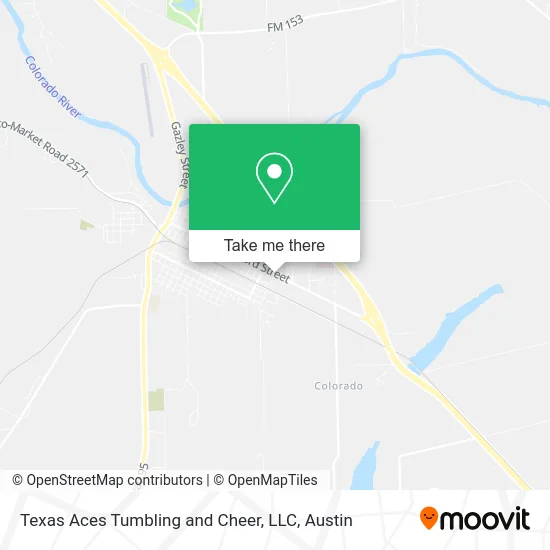Texas Aces Tumbling and Cheer, LLC map