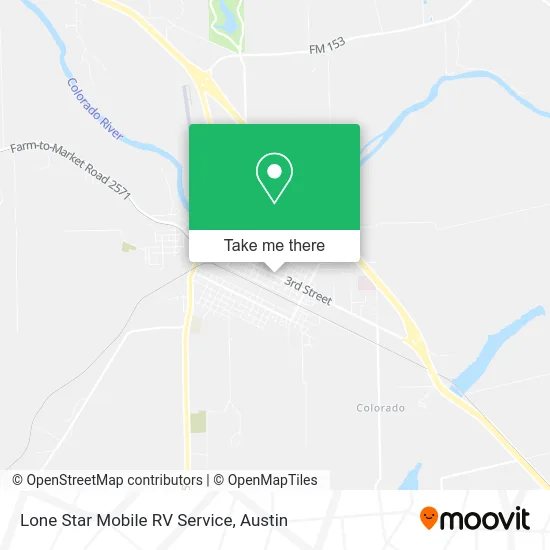 Lone Star Mobile RV Service map