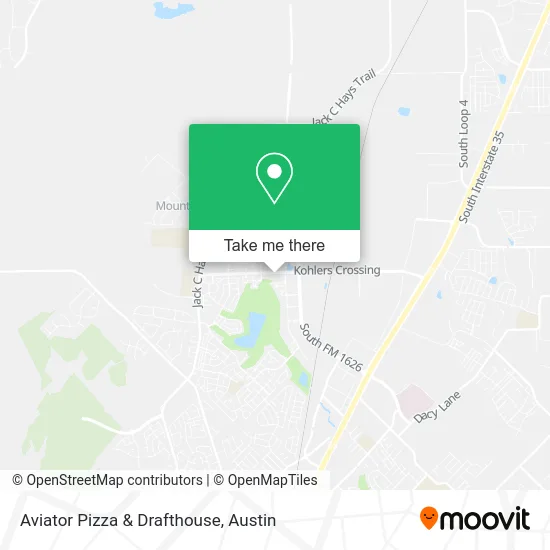 Aviator Pizza & Drafthouse map