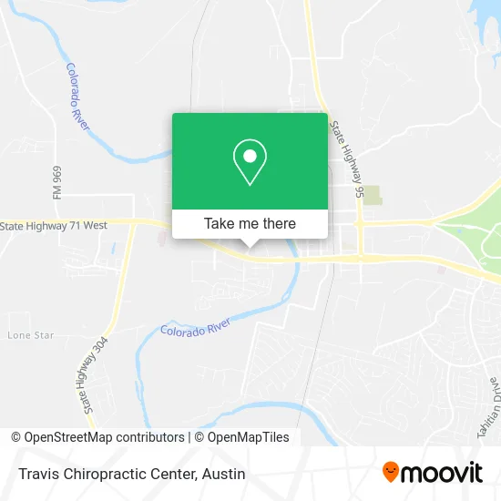 Travis Chiropractic Center map
