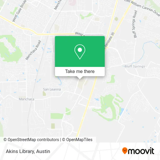 Akins Library map