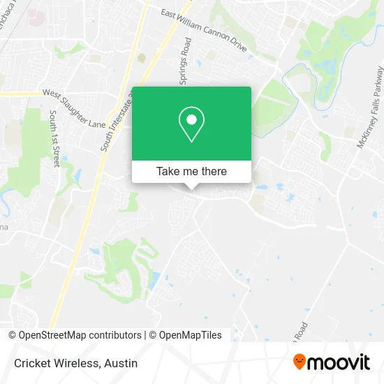 Cricket Wireless map