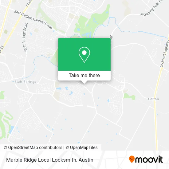 Marble Ridge Local Locksmith map