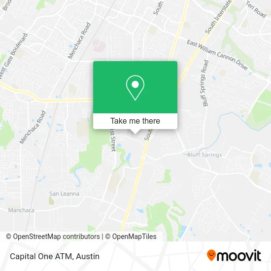Capital One ATM map