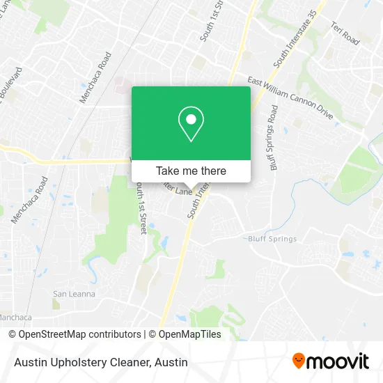 Austin Upholstery Cleaner map