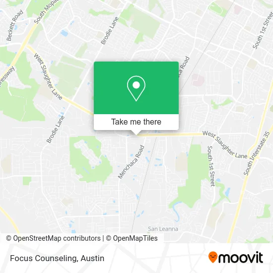 Mapa de Focus Counseling
