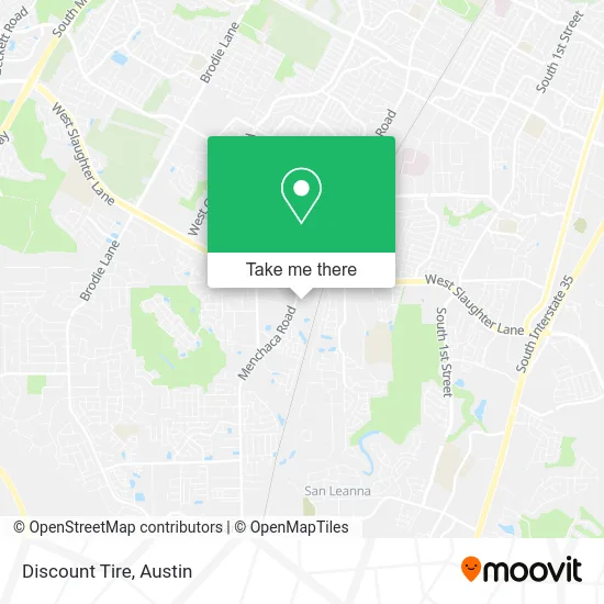 Discount Tire map