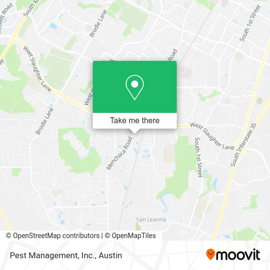 Pest Management, Inc. map