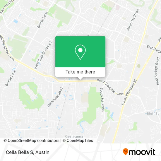 Cella Bella S map