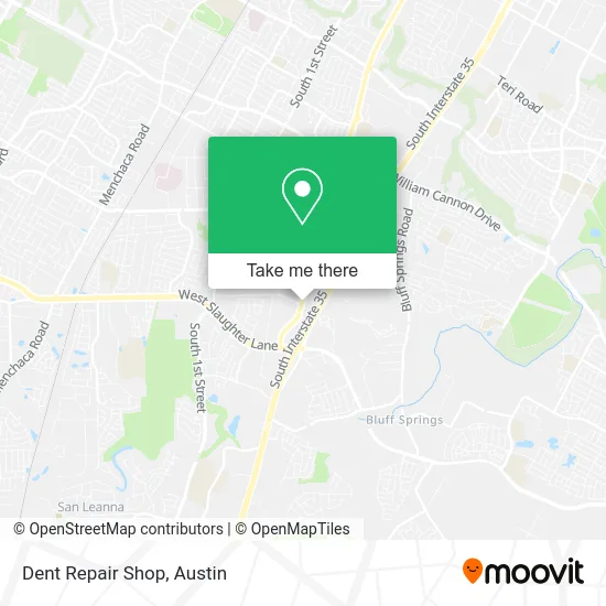 Dent Repair Shop map