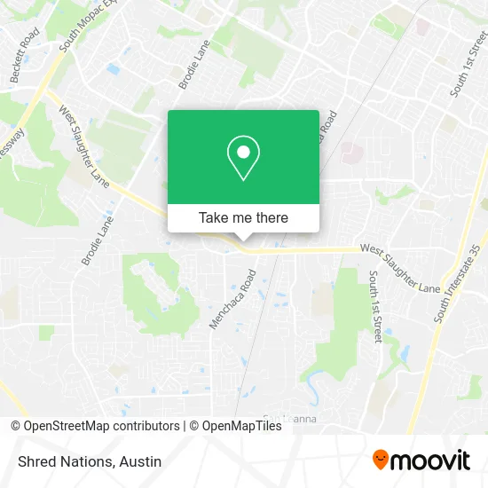 Shred Nations map