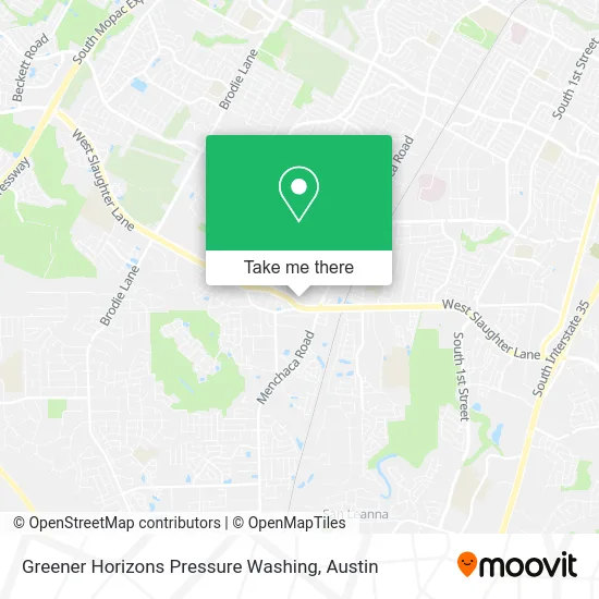 Greener Horizons Pressure Washing map