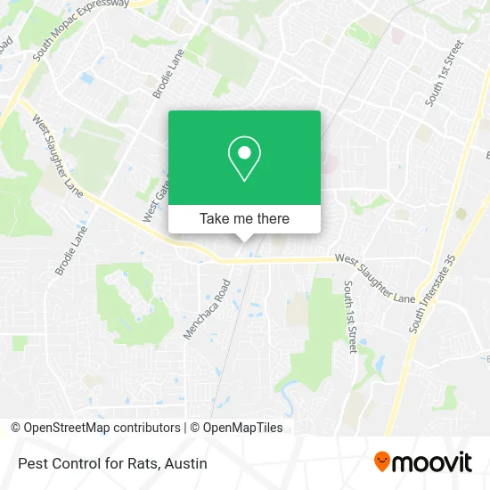 Pest Control for Rats map