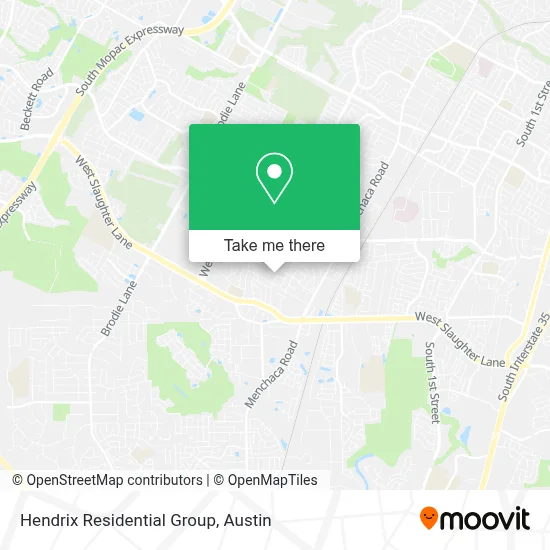 Hendrix Residential Group map