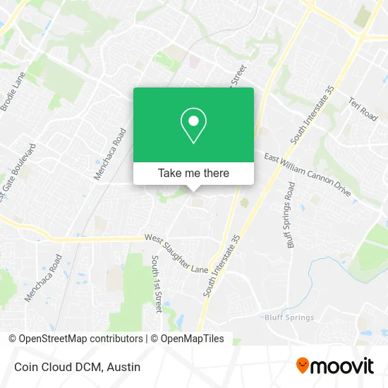 Coin Cloud DCM map