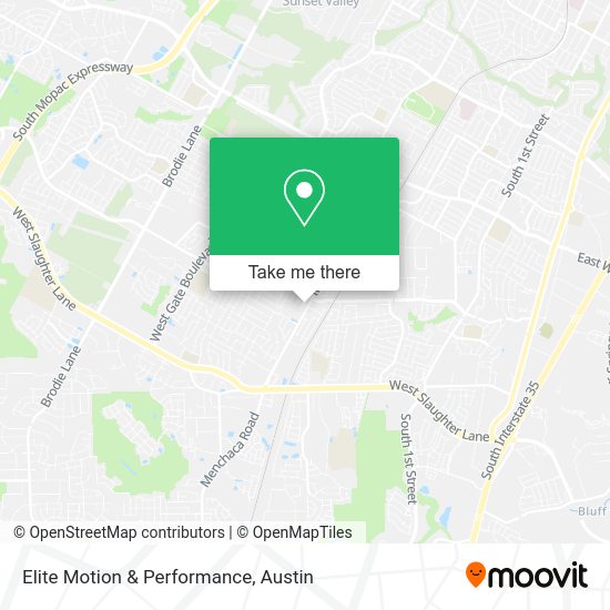 Elite Motion & Performance map