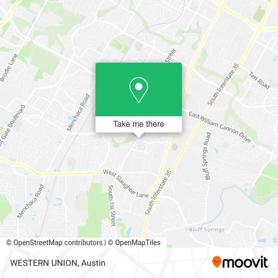 Mapa de WESTERN UNION