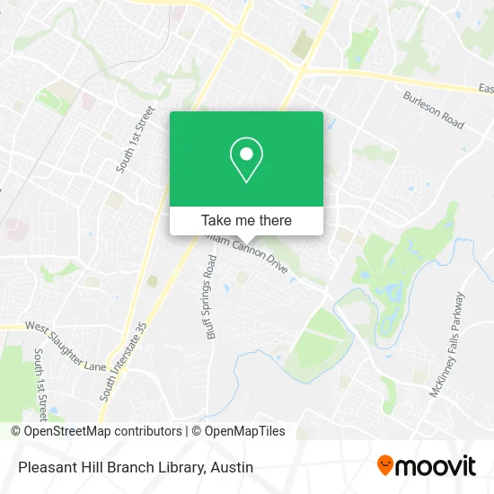 Pleasant Hill Branch Library map