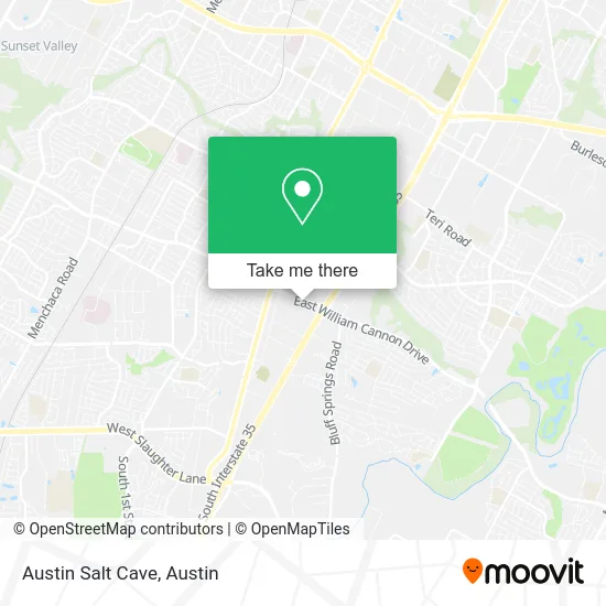 Austin Salt Cave map