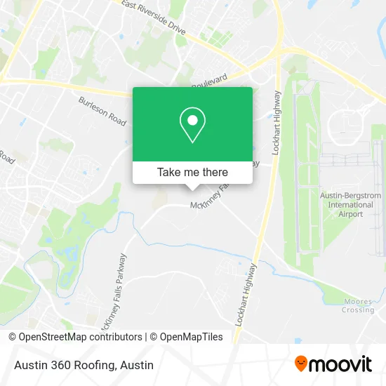 Austin 360 Roofing map