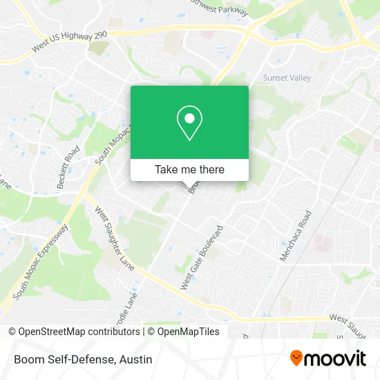 Boom Self-Defense map