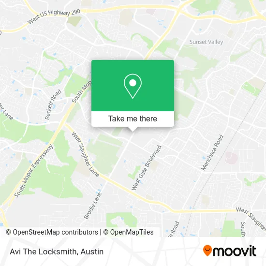 Avi The Locksmith map