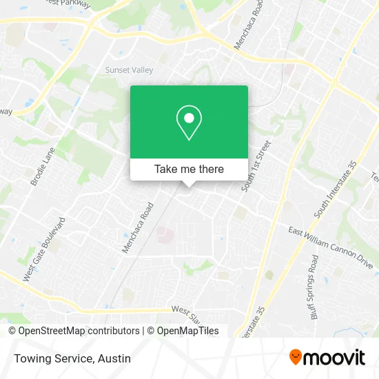 Towing Service map