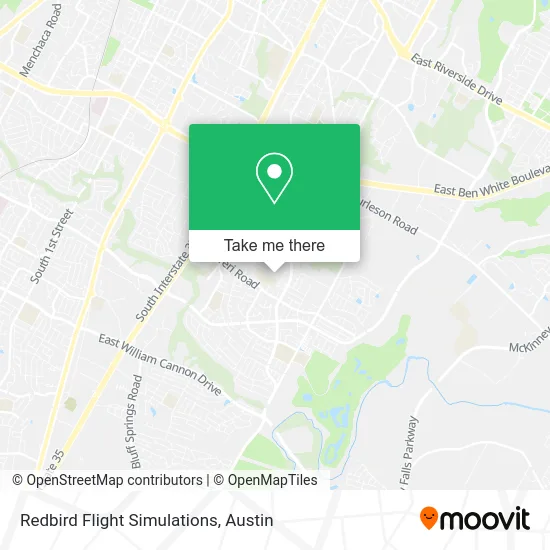 Redbird Flight Simulations map