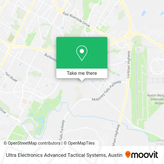 Mapa de Ultra Electronics Advanced Tactical Systems