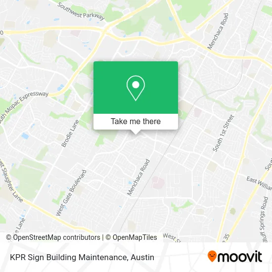 KPR Sign Building Maintenance map